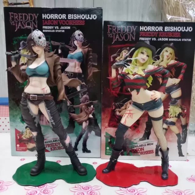 8" Freddy vs Jason Female Horror Bishoujo PVC Figure Model Statue Toy Doll Gift