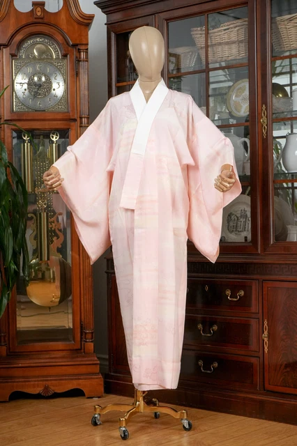 Dear Vanilla Japanese Juban Undergown Women's Kimono Genuine Vintage Mint