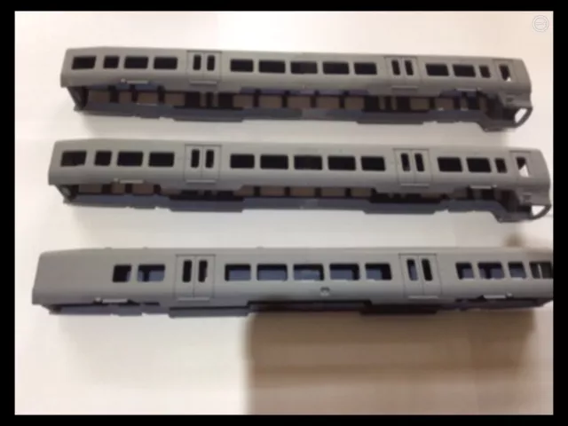 Class 323 EMU resin 3D printed bodies OO gauge post 2018 refurbished version 