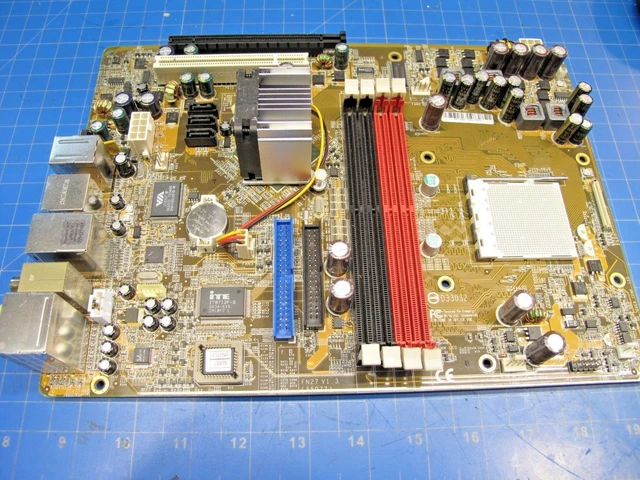 Shuttle XPC SK43G FX43 V1.3 Mainboard +Blende Sockel A 462 DDR VGA LAN