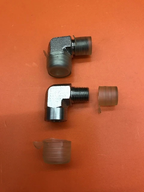 2-Fastenal (SKU # 426352) 1/4" MPT x 1/4" FPT S/S 90Deg Street Elbow 5502 Series