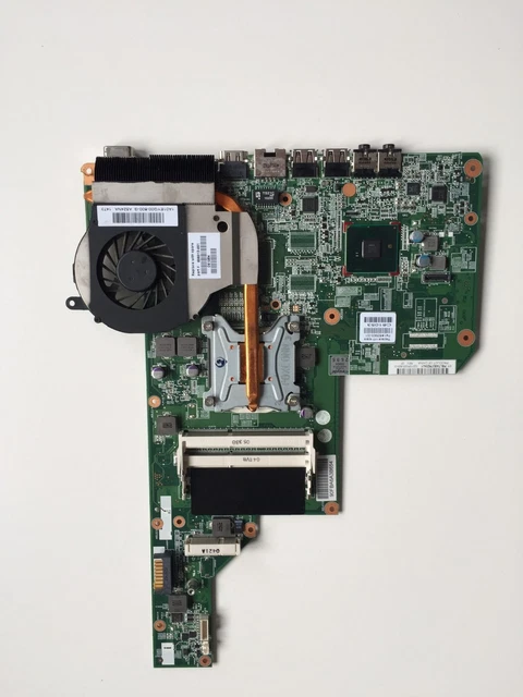 Carte Mère HP G72-A35SF Avec Processeur Et Ventilateur – Pièce Détachée Pour Ordinateur Portable