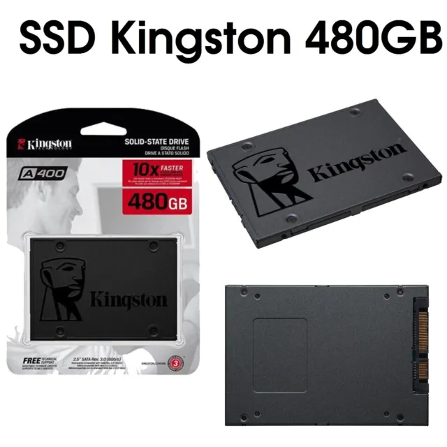 SSD 480GB KINGSTON A400 Disco Solido SATA 6Gb/s SA400S37/480G