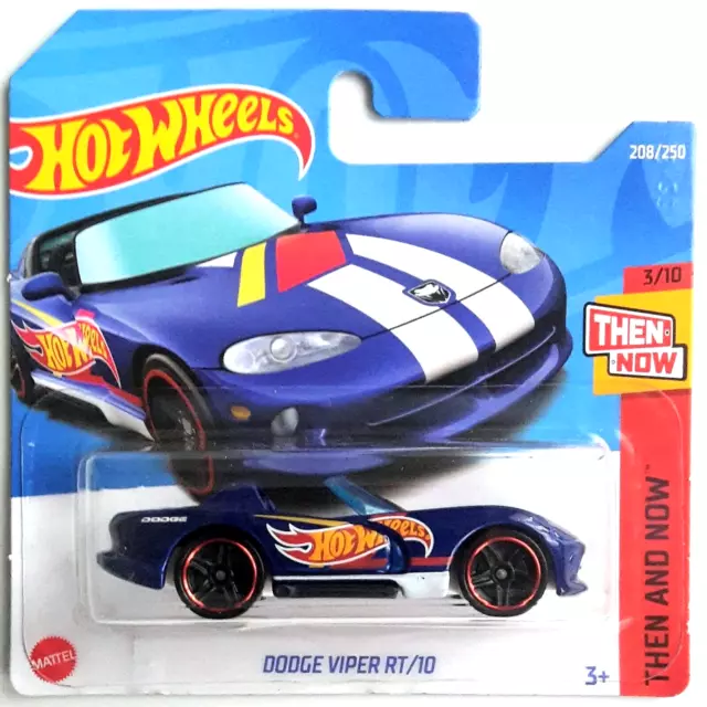 Hot Wheels Dodge Viper RT/10 Then and Now 3/10 208/250 Short Card OVP
