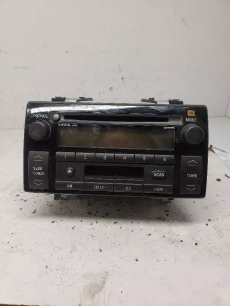 Audio Equipment Radio Receiver CD With Cassette Fits 02-04 CAMRY 1025453