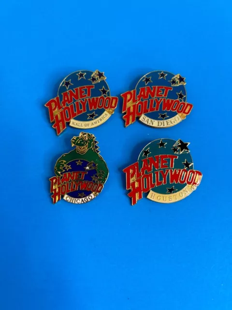 Planet Hollywood pins lot of 4: Chicago, Mall of America, Houston, SanDiego