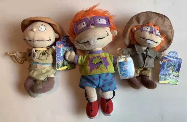 Vintage 1998 Rugrats Safari Chuckie Tommie With Finster Star Beans Lot 16 97 Picclick Au