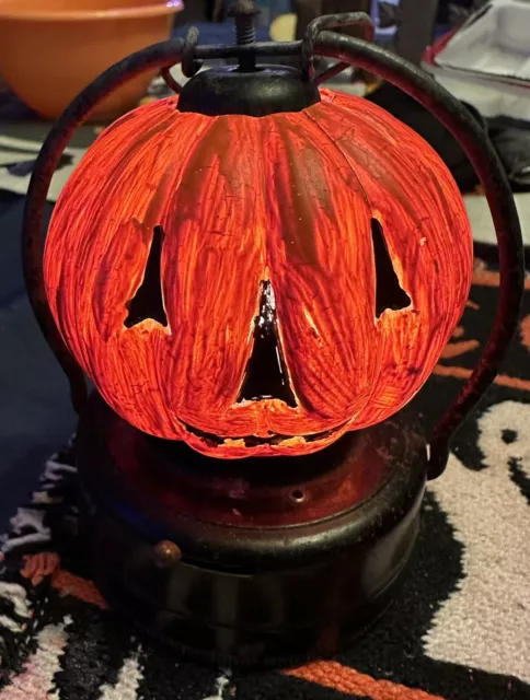 Vintage Children's Trick or Treat Halloween Pumpkin Lantern 1960’s