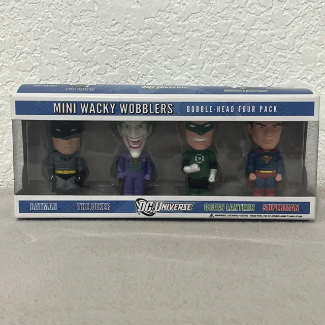 Funko DC Universe Mini Wacky Wobbler 4 pack Superman Batman Joker Green Lantern