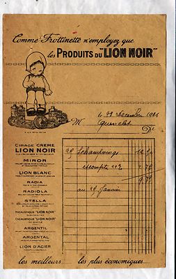 USINE de PRODUITS D'ENTRETIEN 29 ROSPORDEN CIRAGE "MAYOLA Ets DONVAL" 1952 