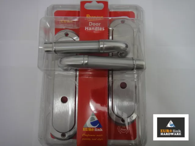 Bathroom Handle Eurolink Chateau Lever On Chrome Plated & Matt Chrome Finish New