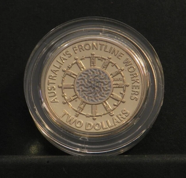 2022 AUSTRALIAN 2 Dollar Proof Coin Excellent Condition Frontline Workers 39.85 PicClick