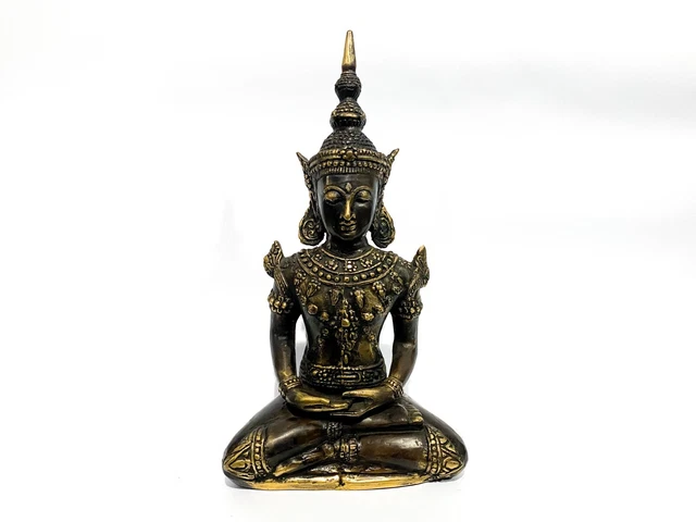 Buddha Angels Guardians 11.4" God Meditation, Teppanom Figurines Namaste Praying