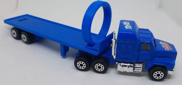🚛 M&M’s Minis Rigs Die Cast Blue Semi Truck FREE SHIPPING