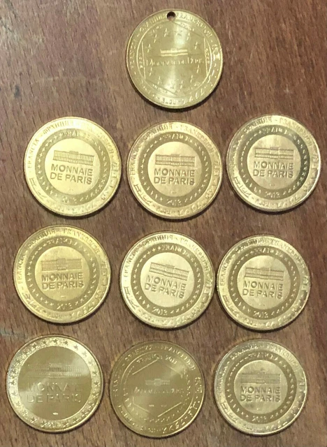 13 Marseille Lot De 10 Mdp Médailles Monnaie De Paris Jeton Touristique Medals 2