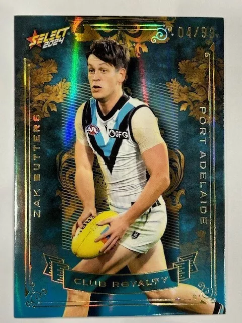 2024 AFL Footy Stars Club Royalty CR61 Zak Butters Port 04/99 *LOW