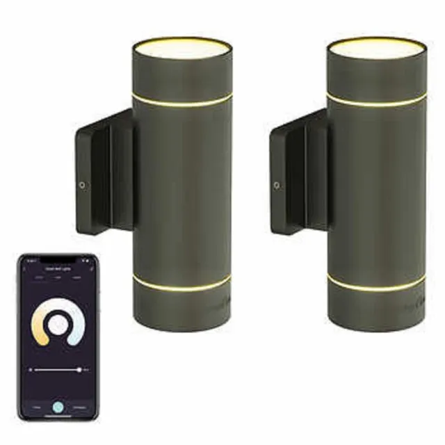 Atomi Smart Wifi Wall Light/ Sconce 2-pack AT071022 NEW