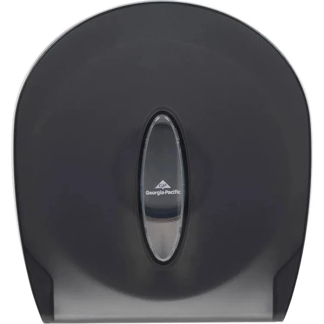 Georgia Pacific Jumbo Jr. Toilet Paper Dispenser, Translucent Smoke (GPC59009)