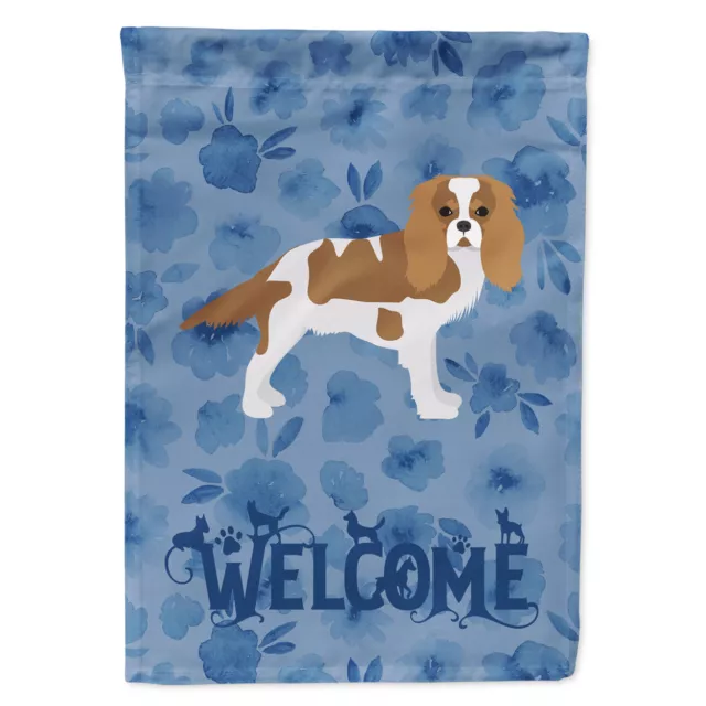 Carolines Treasures Ck6069gf Blenheim Cavalier Spaniel Welcome Flag Garden Size