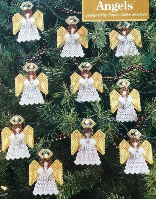 Kit de lona de plástico Christmas Twinkle Lights Angels (10) The Needlecraft Shop -22