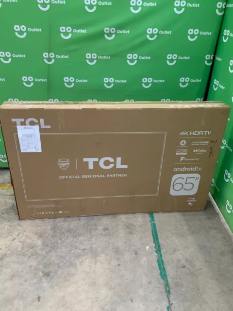 TCL 65" 4K Ultra HD Smart Android TV 65P638K #LF76734