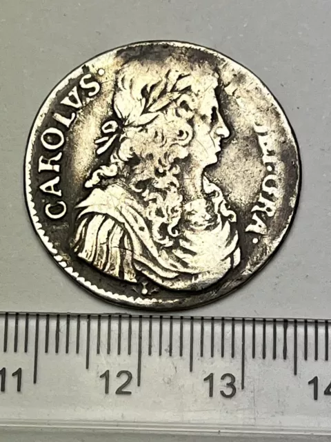 1669 Charles II Scottish Silver Merk or 6s 8d - Spink 5614 (D517) 1669 Charles II Scottish Silver Merk or 6s 8d - Spink 5614 (D517)