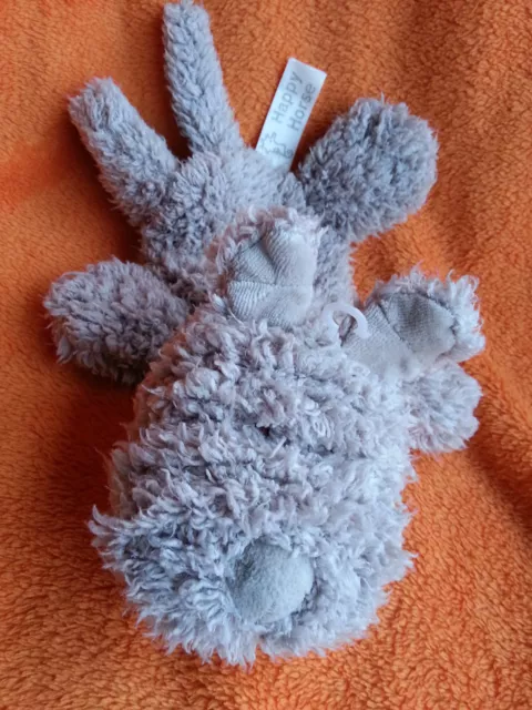 Happy Horse Grey Dog Comforter Baby Soft Toy Blankie Doudou 11" Tag!