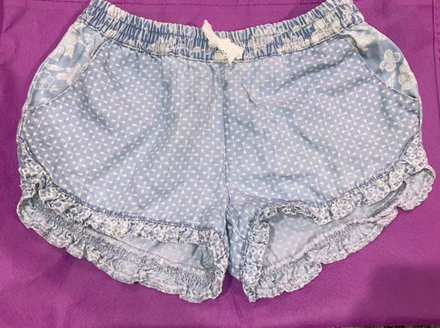 Mayoral Girl Toddler Girls Blue Shorts sz 4T 104 Cm