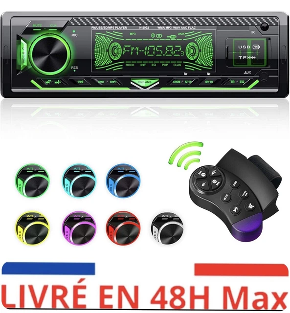 Autoradio Bluetooth Mains Libres, CENXINY 1 Din Universel pour Autoradio Bluetoo