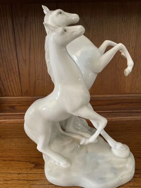 Valencia porcelain horse figurine