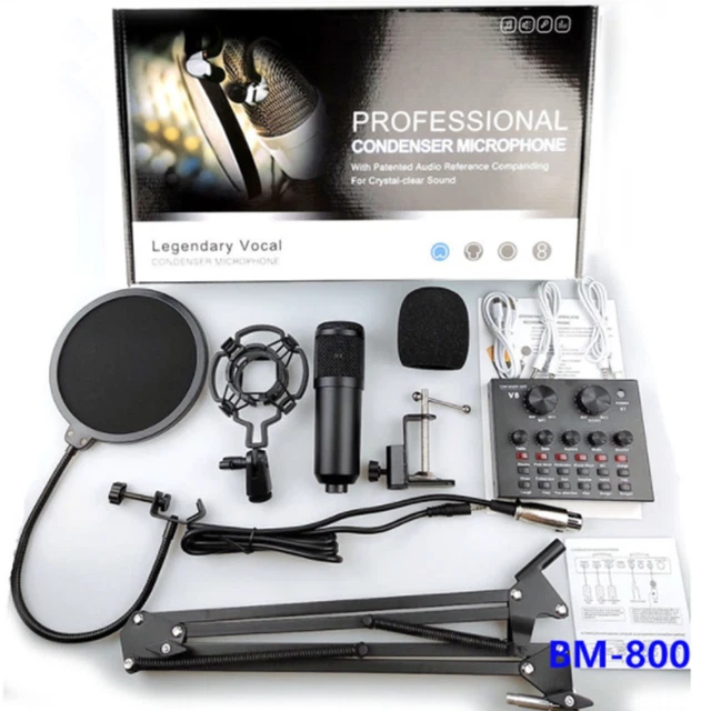 Microfono A Condensatore Vintage Per Studio - Look Retrò, Qualità Professionale Per Live, Canto E Podcast - Foto 8