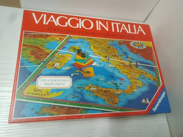VIAGGIO IN ITALIA Italienreise - GIOCO DA TAVOLO - RAVENSBURGER - COMPLETO