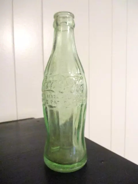 Coca-Cola 6 fl oz West Palm Beach Fla. green glass 7.75'' bottle 4-41