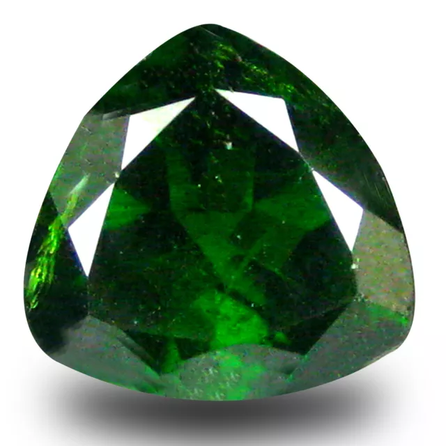 2.81 ct  Outstanding Trillion Shape (9 x 9 mm) Green Chrome Diopside Gemstone