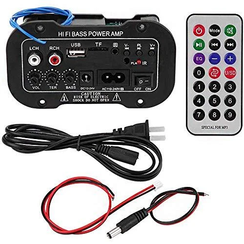 ANCLLO Noir Bluetooth amplificateur HiFi 5 Pouces Auto Voiture numérique ampl...