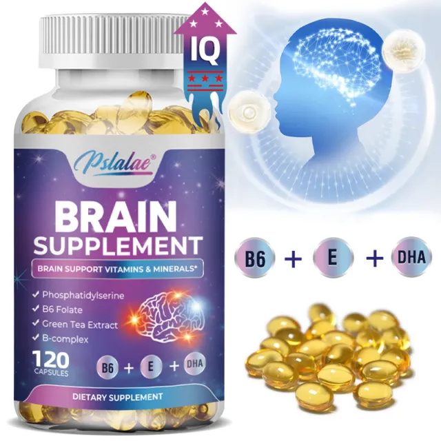 Brain Supplement -Focus & Clarity,Enhance Cognitive Function -Phosphatidylserine