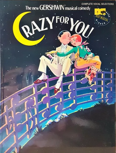 Crazy For You The Musical Comedy Vocal Piano Sheet Music Book By Warner Bros