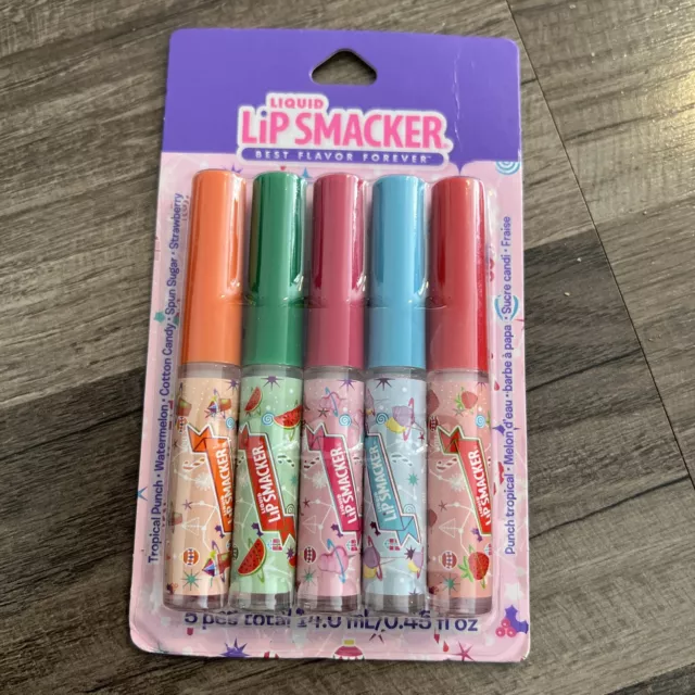Lip Smacker best flavor forever flavor Liquid Lip Gloss Party Pack 5 pc