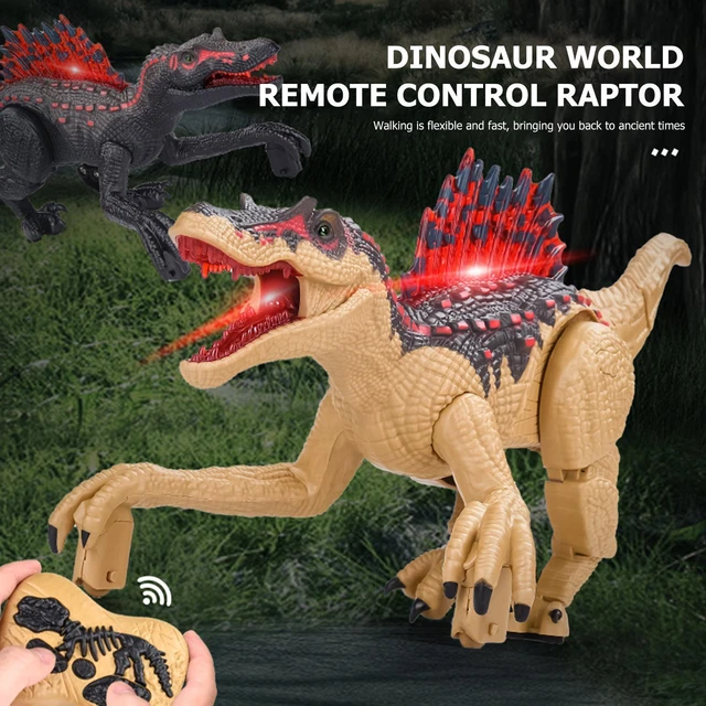 REMOTE CONTROL ELECTRONIC Toy with LED Light Sound Realistic Walking RC ...
