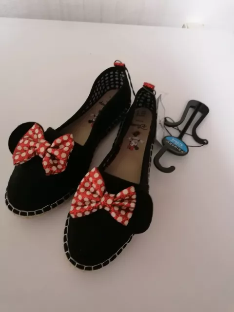 Disney PRIMARK MINNIE Topolino Ballerine Espadrillas 39