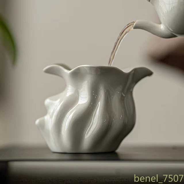 Grey Gongdao Cup Ceramic Tea Splitter Kung Fu Tea Cup Household Creativity