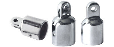 NAUTICA Nautica TERMINALE IN ACCIAIO INOX PER TENDALINO DA 20-22-25-32mm BARCHE 