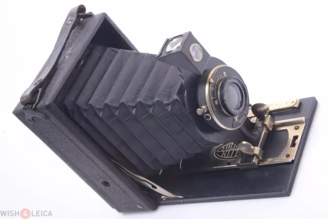 ✅ HOUGHTON ENSIGN No.2 - 3¼×4¼'' FOLDING KLITO JUNIOR *BEAUTIFUL* PLATE CAMERA