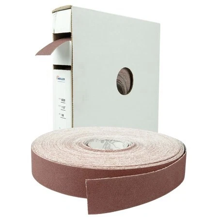 WEILER 65220 1-1/2" Coated Abrasive Shop Roll 100AO