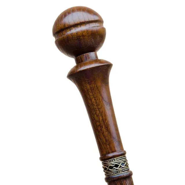 Knob Head Handle Walking Cane Stick Fashionable Wooden Walking Stick X_Mass Gift