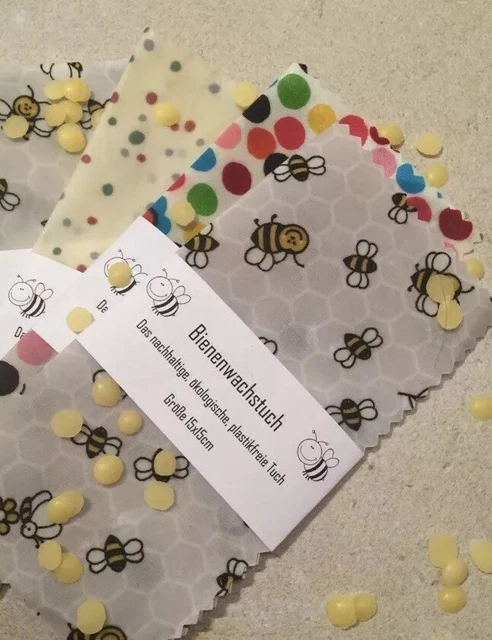 bienenwachstuch Bienenwachstücher Ersatz Für Frischhalte Folie Beewrap Bees Biol
