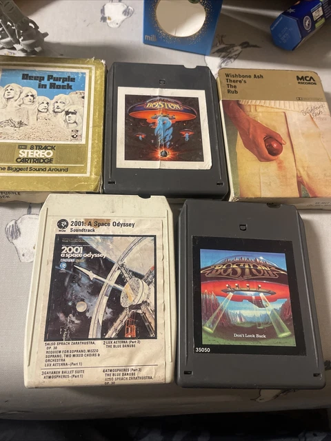 8 Track Cartridges Tapes X5 Bundle