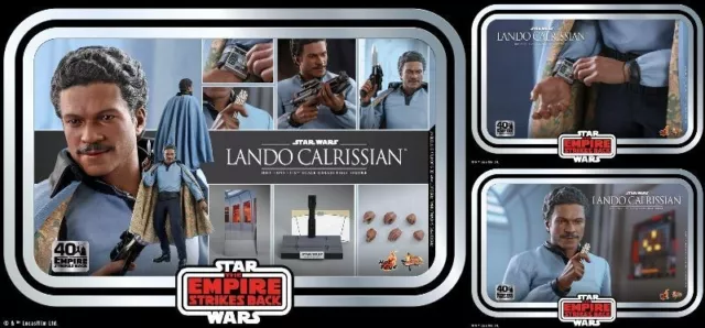 Hot Toys Star Wars MMS588 ESB 40th Lando Calrissian 12" 1/6 New Rare Japan