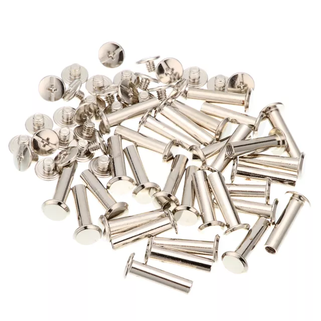 25pc 4~125mm M5 Binding screws posts Chicago screws interscrew Scrapbooking book 2