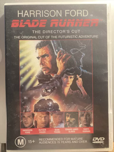 Blade Runner (The Director's Cut, DVD, 1992) Harrison Ford Rutger Hauer 1982